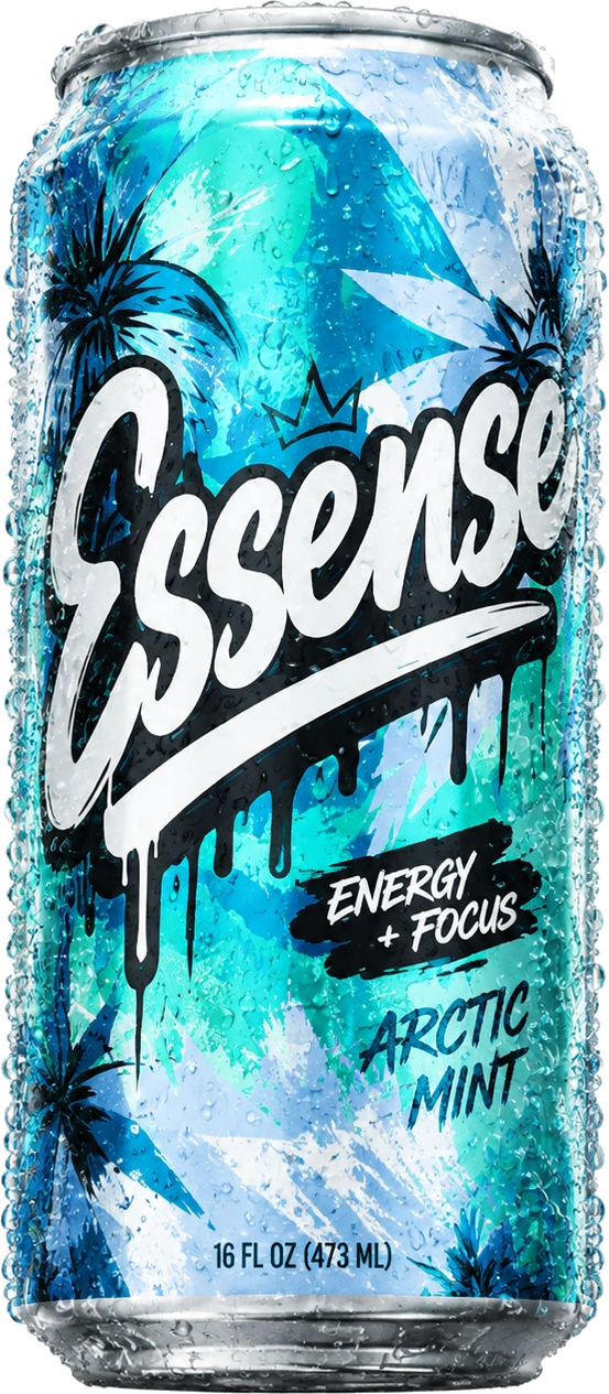 Essense energy drink Arctic Mint can